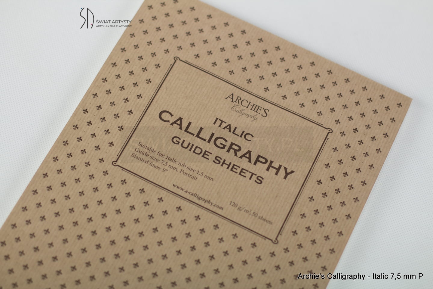 Blok, papier do kaligrafii Archie's Calligraphy Italic 7,5mm - A4 Sklep ...