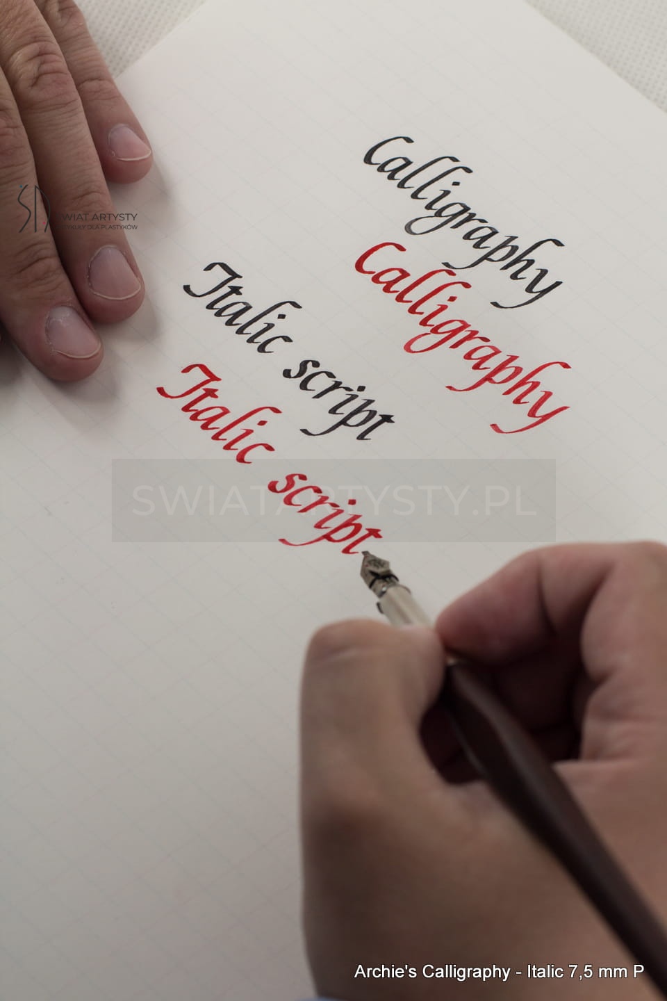Blok, papier do kaligrafii Archie's Calligraphy Italic 7,5mm - A4 Sklep ...