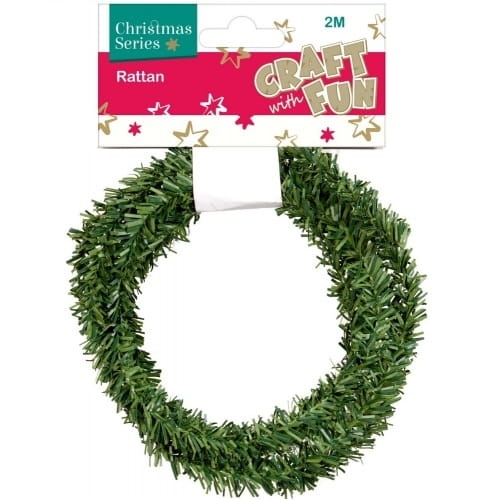 Dekoracje świąteczne Craft With Fun Wieniec Gałązka
