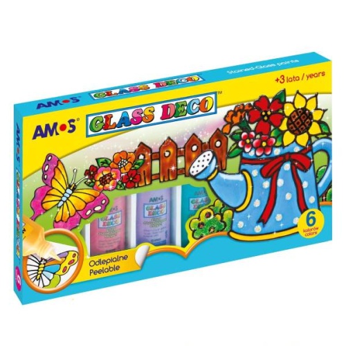 Ciastoplasto Amos IC18P4S Fluo 4 Colori - Pasta Modellabile Morbida E Leggera Che Non Si Sbriciola, 4x18g, Per Bambini Dai 4 Anni