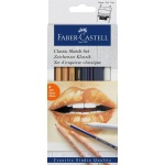 Zestaw do szkicowania Faber Castell Classic Sketch Set -  6 sztuk (pastele + ołówek) 