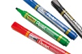 Marker permanentny N860 Pentel - ścięty - czerwony