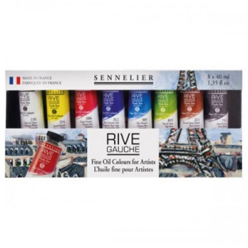Zestaw farba olejnych Rive Gauche Fine Oil Sennelier 8x40ml.jpg