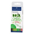 Zestaw flamastrów artystycznych Faber Castell Pitt Artist Hand Lettering - 6 kolorów.jpg