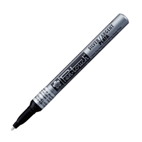 Marker permanentny Pen-touch Sakura - srebrny - F - 1,0mm.jpg