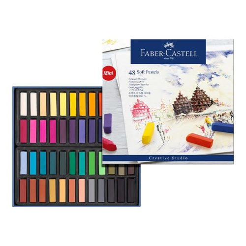 Pastele miękkie mini FABER-CASTELL Studio Quality 48 kolory