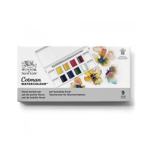 Farby akwarelowe Winsor&Newton Cotman - 8 kol. Floral
