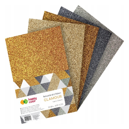 HAPPY COLOR Zestaw pianek A4, 5kol.- GLAMOUR.png
