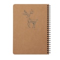 Notatnik, zeszyt Clairefontaine Flying Spirit Kraft 14,8x21cm - linie na spirali - 2.jpg