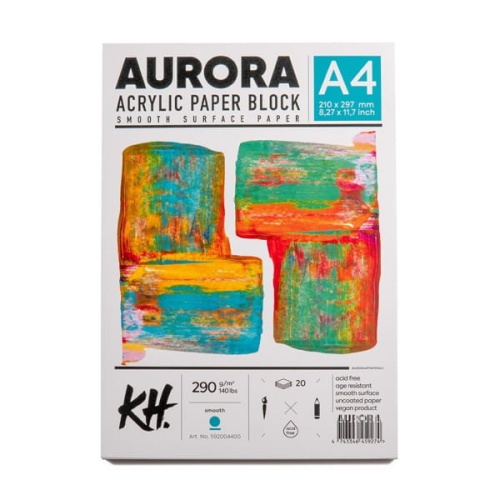Blok do farb akrylowych AURORA 290g, 20ark. A4.jpg