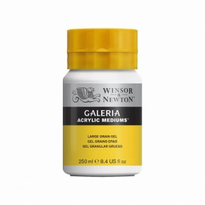 Medium żel teksturujący do farb akrylowych Winsor&Newton Large Grain Gel  - 250ml gruboziarnisty