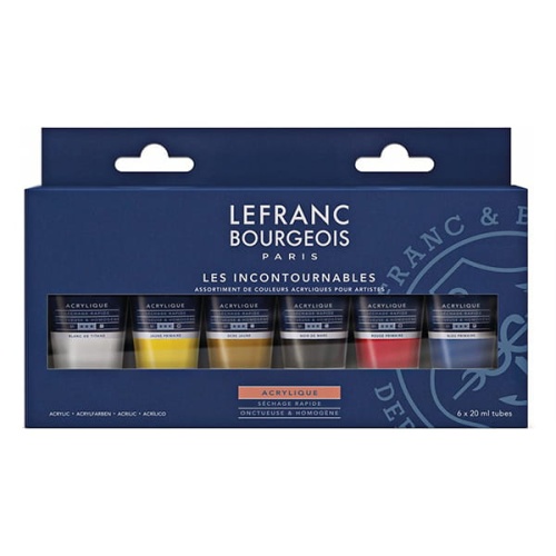 Zestaw farb akrylowych Lefranc & Bourgeois Fine 6 x 20ml.jpg