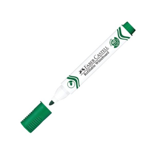 Marker suchościeralny Faber-Castell do białych tablic - zielony
