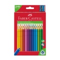 Kredki ołówkowe FABER-CASTELL TRIANGULAR Junior + temperówka 30 kolorów.jpg