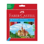 Kredki ołówkowe ECO FABER-CASTELL Zamek + temperówka 48 kolorów