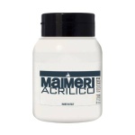 Farby akrylowe MAIMERI ACRILICO 018 Titanium White - 1000ml