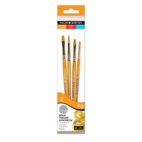 Zestaw pędzli syntetycznych Daler Rowney Simply - 4 sztuki (1).jpg