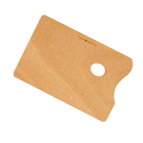 Paleta drewniana PROSTOKĄTNA Daler Rowney 18x24x0,6 cm