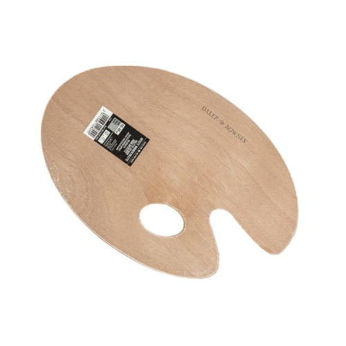 Paleta drewniana OWALNA Daler Rowney 20x30 cm