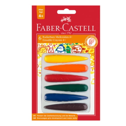 Kredki woskowe FABER-CASTELL dla maluchów - wiek +4