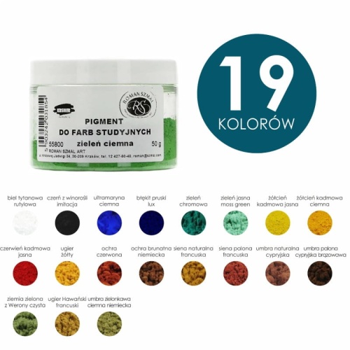 Pigmenty artystyczne Szmal - 25g - 75g