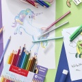 Temperówka podwójna Faber-Castell Two Tones - jednorożec.jpg