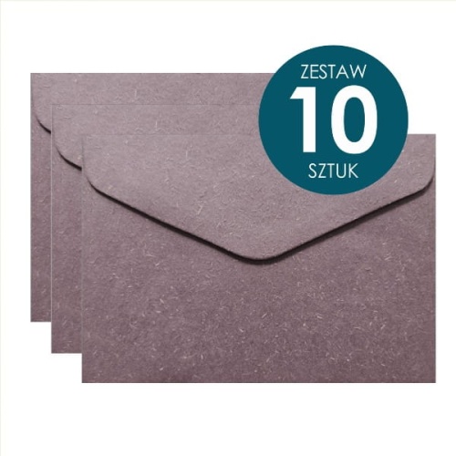 Koperta Galeria Papieru C6, 114x162mm, Wood lawendowa - 10 sztuk