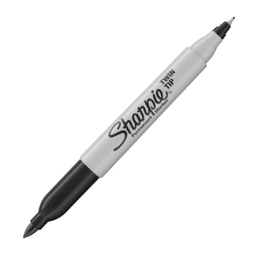 Marker permanentny Sharpie Fine & Ultra Point (dwustronny) - czarny.jpg