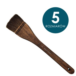 Pędzle naturalne Roman Szmal s. 423 PONY długie trzonki, płaskie 