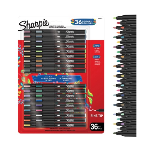 Zestaw markerów akrylowych Sharpie Creative Markers - 36 kolorów.jpg