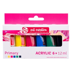 Zestaw farb akrylowych Talens ArtCreation 6x12 ml Primary