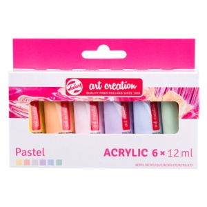 Zestaw farb akrylowych Talens ArtCreation 6x12 ml Pastel 
