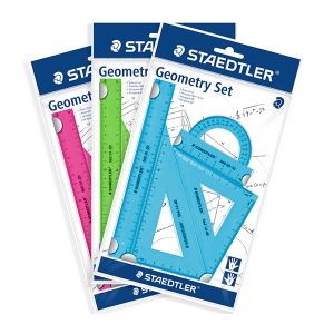 Zestaw geometryczny kreślarski Staedtler Geometry Set - 4 elementy 