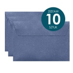Koperta Galeria Papieru C6, 114x162mm, Mika granatowy - 10 sztuk 