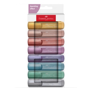 Zestaw zakreślaczy Faber Castell 1546 Metallic - 8 kolorów 