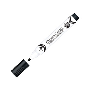 Marker suchościeralny Faber-Castell do białych tablic - czarny