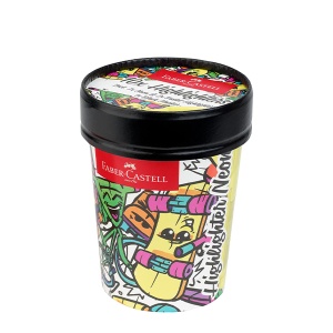 Zestaw zakreślaczy Faber Castell Highlighters Ice Cream Cup Neon & Pastel - 10 sztuk  - edycja limitowana 