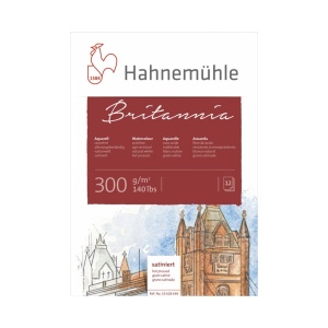 Blok akwarelowy Hahnemühle Britannia - 300g, 8x10,5cm, 12ark.