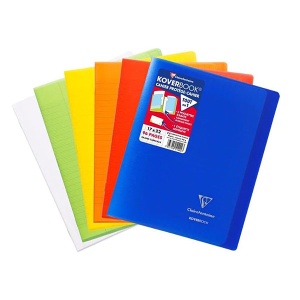 Zeszyt Clairefontaine KoverBook 17x22cm (kryjący) linia z marginesem