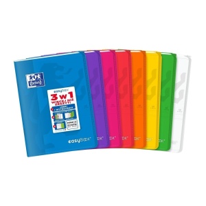  Zeszyt Easybook OXFORD A5, 60k., linia z marginesem 