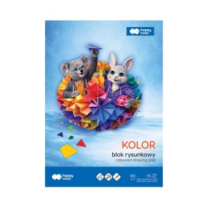 Blok techniczny Happy Color - 170g, 10ark. A3 - kolorowy 