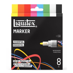 Zestaw markerów akrylowych Liquitex Essential - 8 kolorów