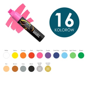 Markery akrylowe Liquitex 15mm - różne kolory