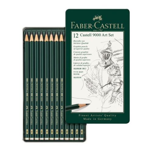 119065 faber castell zestaw ołówków 9000 2h-8b.jpg