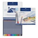 Kredki akwarelowe Faber Castell Goldfaber Aqua - 24 kolory (metalowe opakowanie)