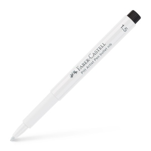 Flamaster artystyczny Pitt Artist Pen biały - 1,5 mm