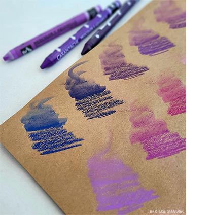 Test pasteli olejnych Caran d'Ache Neocolor II Bartosz Smagieł