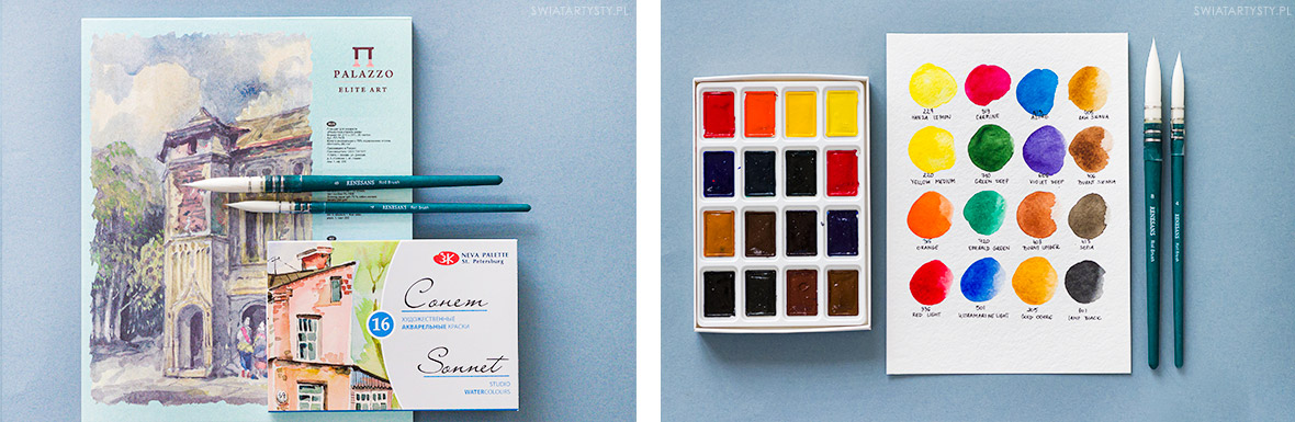 Farby akwarelowe Nevskaya Palitra Sonnet