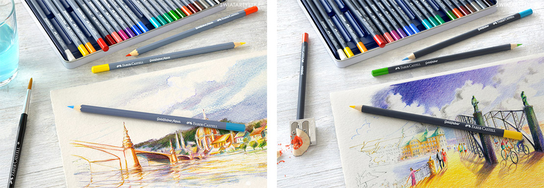 Kredki Goldfaber i Goldfaber Aqua