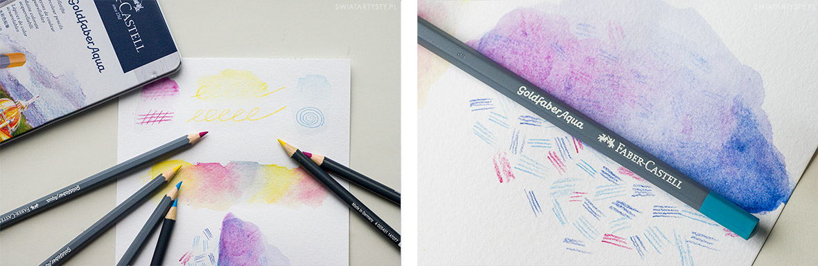 Kredki Faber Castell Goldfaber i Goldfaber Aqua